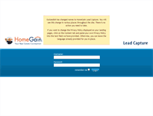 Tablet Screenshot of homegain.leadcapture.homegain.com